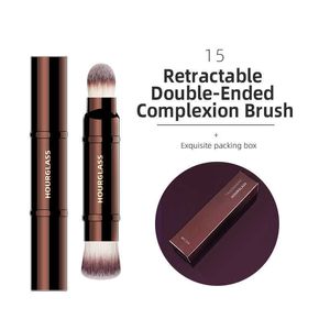 Zandloper Make-up Kwasten Cosmetica Vanish Naadloze afwerking Foundation Brush Echte kwaliteit Romige BB Primer Kabuki-borstels Synthetisch haar GEEN 1-10 Drop Ship 696