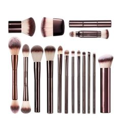 Pinceaux de maquillage sablier No1 2 3 4 5 7 8 9 10 11 Vanish Veil Ambient DoubleEnded Powder Foundation Cosmetics Brush Tool 17model4561400