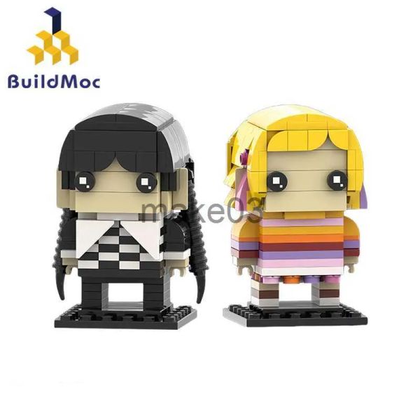 House Architecture/Diy House Buildmoc Miércoles y Enid Brickheadzs Kit Movie de Addams Building Block Toy Figura Drama Modelo