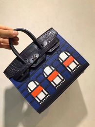 Huistas Alle handgemaakte hoogwaardige krokodillenleer luxe tassen gemaakt in China Designer Handtassen Oorspronkelijke kwaliteit 1: 1