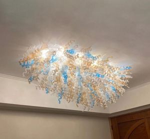 Casa Lámparas italianas decorativas Hand Blown ART CHANDELIERS MURANO Hecho a mano Carrera de vidrio Lámpara de lámpara de araña Lámparas de iluminación