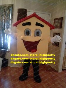 Maison Haus Cabin Lodge Cabana Mascot Costume Adult Cartoon Characon Teset Tapid Business Promotion Cadeaux et Souvenirs ZZ7718