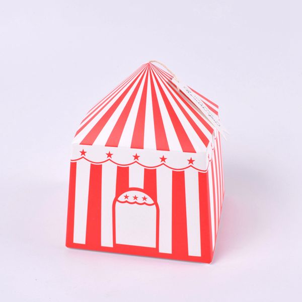 Tienda de campaña Cajas de dulces Caja de embalaje de dulces de macarrón Cajas de regalo de papel Bolsas de caja de fiesta para el día de San Valentín Favor de la boda