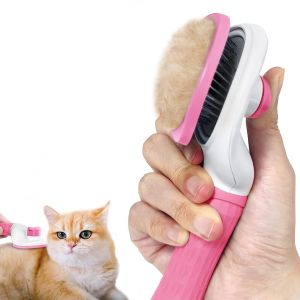 Housebreaking Pet Hair Remover Comb Brush Auto limpiador Cepillo Cat Cat Catsing Inicedero Gato Slicker Cepillo Retirar el peluquería para perros Pet peine