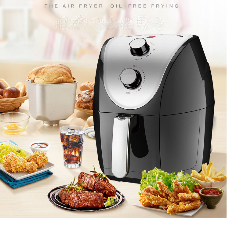 Household air fryer large capacity intelligent smoke fries electromechanical fryer fries 110V American gauge small kitchen appliances Electrical equipment