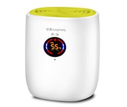 Déshumidificateur domestique LCD sécheur d'air 800ML grande capacité 25W Machine de séchage à économie d'énergie pour la maison garde-robe entrepôt sous-sol8443072