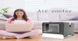 Dormitory Portable MINI Personal Air Climatiner Cooler Machine Table Fan pour Office Summer Problèbre Tool9016281