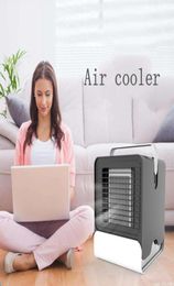 Dormitory Portable Mini Personal Air Climatiner Cooler Machine Table Fan pour Office Summer Problèbre Tool3775359