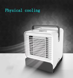 Dormitory Portable MINI Personal Air Climatiner Colder Machine Table Fan pour Office Summer Problèbre Tool6912440