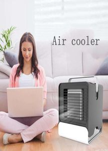 Dormitory Portable Mini Personal Air Climatiner Cooler Machine Table Fan pour Office Summer Problèbre Tool3739130