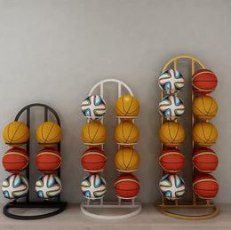 Ménage double rangée intérieur basket-ball pour enfants support de rangement balle pendule supports maternelle boules étagère panier de rangement