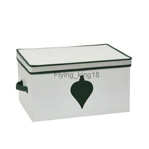 Coffre de rangement pour ornements d'articles ménagers avec 24 poches, vert HKD230812