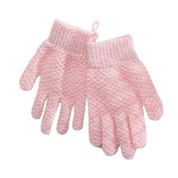 Gants de douche à cinq doigts pour la maison, gants de nettoyage à dos givré, serviette de bain double face, Organisation T2I52841