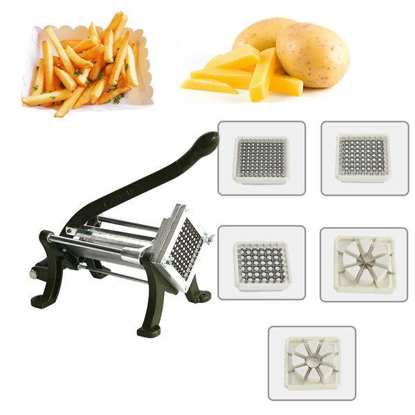 Coupe-frites domestique, Machine de découpe de pommes de terre, trancheur de légumes et de fruits, outils de cuisine