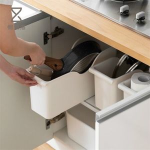 Huishoudelijke keukenpot Rekplank met poelie Plastic opbergkruid PF8304 T200413