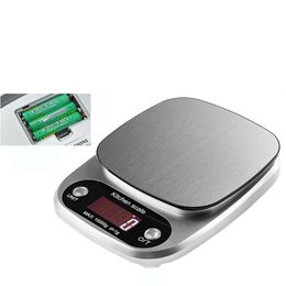 Balance de cuisine domestique Balances alimentaires électroniques Outil de mesure de cuisson Plate-forme en acier inoxydable Affichage LCD 10 kg 0,1 g Herbes médicinales Fruits