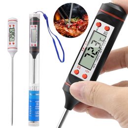 Huishoudelijke sondethermometer BBQ-roestvrijstalen elektronische thermometers Digitaal koken Voedseltemperatuurdetector Gereedschap