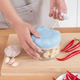 Household Manual Garlic Puller Garlic Manual Crusher Garlic Press Meat Grinder Kitchen Fruit Vegetable Tool Dumpling Gadget