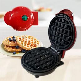 Huishoudelijk Min Maak Wafel Kinderen Bakken Pan Machine Mini Waffle Maker NIEUW179R