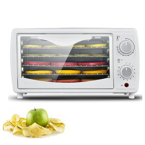 Huishoudelijke mini-voedsel dehydrator fruit vleesdrogers met 5 trays voor schokkerige, kruiden, vlees, groente