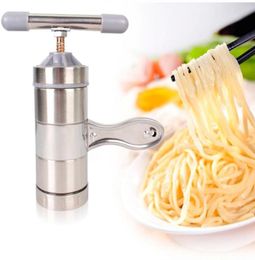 Huishoudelijke multifunctionele kleine handmatige noodle making machine pasta gereedschap mini hand juicer 5 soorten voedsel maker sterft2959411