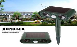 Plaga doméstica Lemón al aire libre Solar ultrasónico Repeller Garden Gato Cat Dog Fox Deer Ratones Repelente Garden Pest Control RO8941321