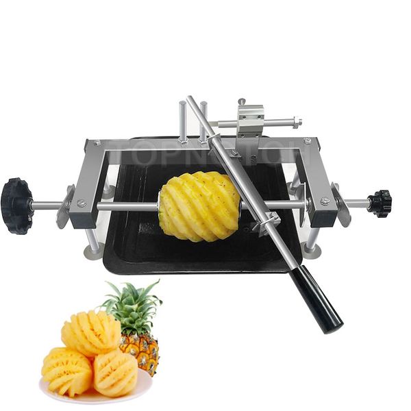 Machine domestique pour couper la peau d'ananas, en acier inoxydable, éplucheur de fruits Commercial de haute qualité, facile à transporter pour le magasin