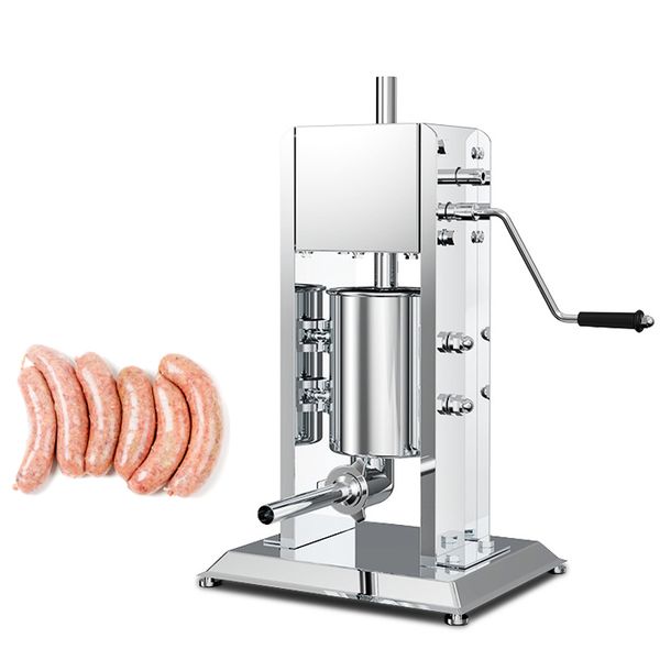 Remplisseur de viande de saucisse de saucisse d'acier inoxydable de machine de remplissage de saucisse de ménage