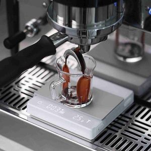 Básculas domésticas Báscula de café digital precisa para máquina de vertido 2000 g / 0,1 g Mini báscula electrónica de cocina portátil Herramientas profesionales de barista 240322