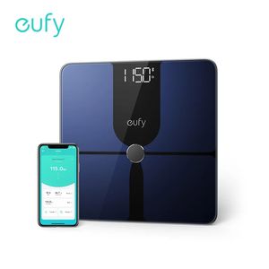 Huishoudweegschaal eufy by Anker Smart Scale P1 met Bluetooth Lichaamsvet Draadloos Digitaal Badkamer 14 Afmetingen WeightBody 231215