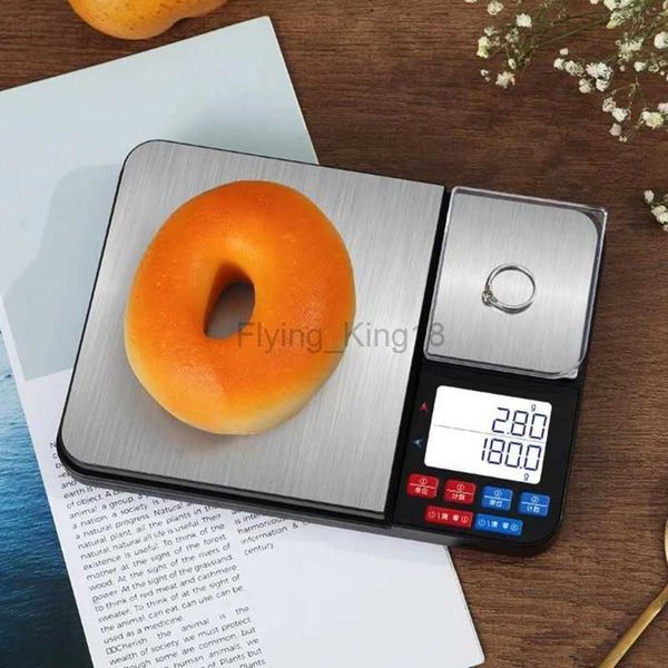 Balances domestiques pour pesée intelligente Balance de cuisine culinaire Balance alimentaire numérique avec plates-formes à double poids avec batterie version 240322