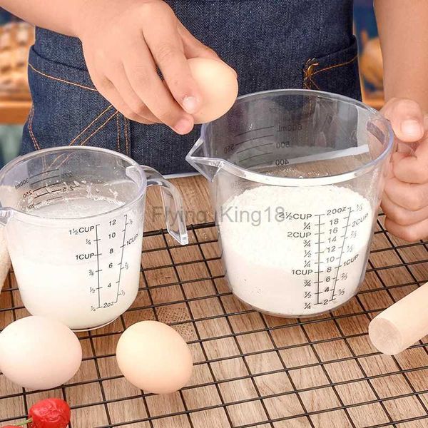 Balances ménagères Balance de cuisine Tasse à mesurer 300/600 / 1000ML Outils de mesure en millilitres résistants aux hautes températures 240322