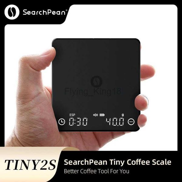 Básculas domésticas SearchPean Tiny/Tiny2s Café exprés Báscula de cocina Mini temporizador inteligente USB 2 kg/0,1 g g/oz/ml Envío gratis Enviar Pad Hombre Mujer Regalo 240322