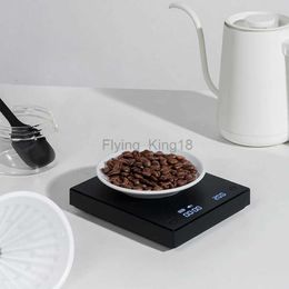 Básculas domésticas TIMEMORE Black Mirror Basic + New Up Digital Coffee Food Kitchen Scale con Time USB leggero Mini bilancia digitale 240322