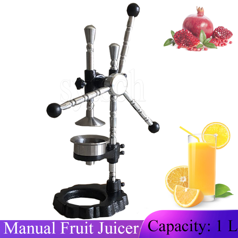 Hushållet små rostfritt stål juicer manual kiwi citron granatäpple juicer