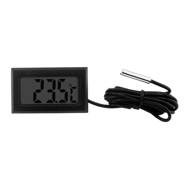 Sensor de temperatura del termómetro doméstico Accesorios de mini accesorios higrómetro Higrómetro impermeable conveniente LCD digital