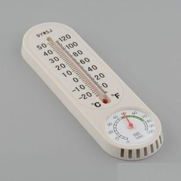 Huishoudelijke thermometers Analoge huishoudthermometer Hygrometer Wandmontage Temperatuur-vochtigheidsmeter 400 stks / partij Drop Delivery Home G Dhgkf