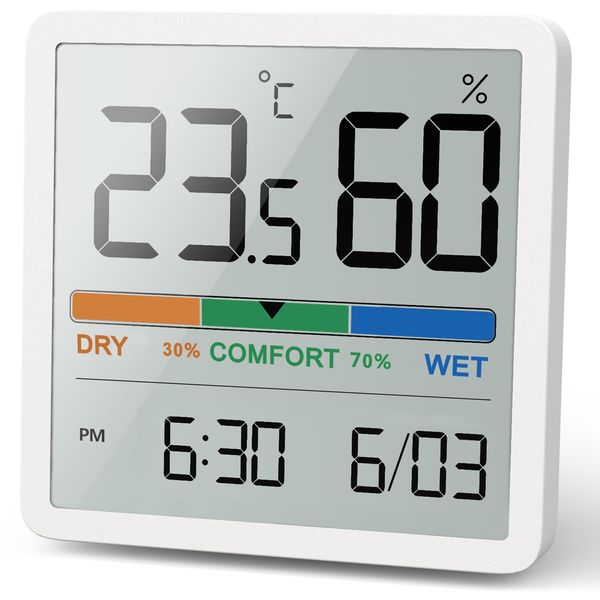 Thermomètres domestiques hygromètre intérieur numérique maison chambre bébé chambre environnement moniteur température humidité mètre 230201