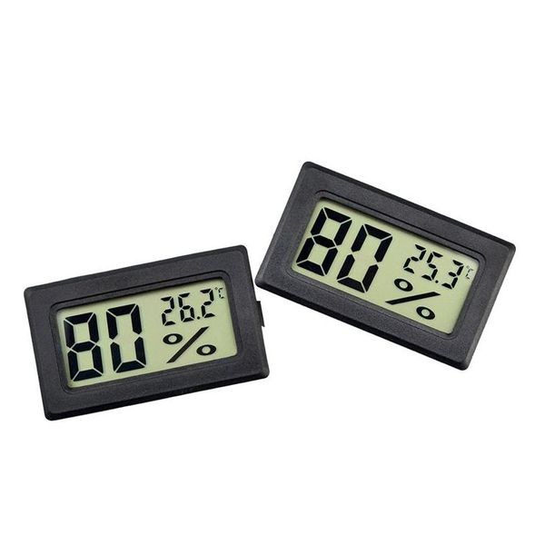 Termómetros domésticos Mini Lcd digital Sensor de temperatura interior Medidor de humedad Termómetro Higrómetro Indicador Fahrenheit / Celsius para Dhpi8