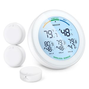 Huishoudelijke thermometers Oria Wireless LCD Display Indoor Outdoor Sensor Temperatuur Digitale hygrometer 230201