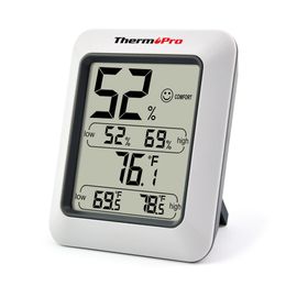 Thermomètres domestiques Thermopro TP50 hygromètre numérique thermomètre d'ambiance intérieur électronique température humidité moniteur Station météo pour la maison 230920