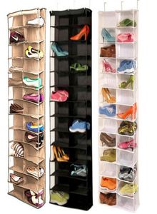 Huishoudende 26 Pocket Shoe Rack Storage Organisator Holder Klaafdeur Kast Hangruimte Saver met 3 Color3070190