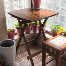 Huishoudelijke houten tafel en stoelen Zet klein appartement buiten vrijetafel set opvouwbare kleine eettafel tuin meubels z z
