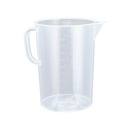 House Hould Portable Clear Plastic Graduated Mesury Cupws Baking Beaker Liquid Mesure Puce Transparent Cup Cuper Container