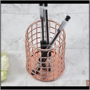 Huishoudelijke Organisatie Home GardenCreativiteit Iron Handgemaakte Make-up Borstel Houder Cosmetische Gereedschap Opslag Potlood Pen Cup Badkamer Organiseren