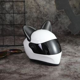 Maisons Atuban DIY Casques pour animaux de compagnie, casque de chat, mini-casque de moto peintable, chien, casque de chat, accessoire de photos de Pet Photo, extérieur mini helme