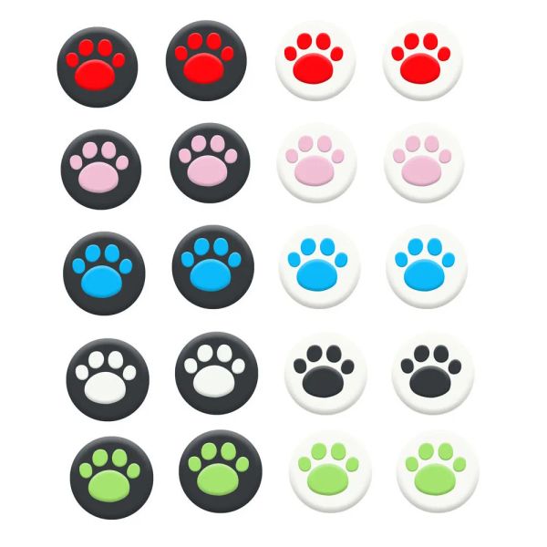 Maisons Cat PAW Stick Stick Grip Cap Joystick Cover Couverture pour Sony PS5 PS4 PS3 Slim Xbox 360 / One Series X / S Elite Switch Pro Thumbstick