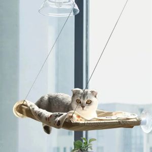 Maisons suspendues pour chats pour animaux de compagnie chat hamac aérien chats lit maison chaton cadre d'escalade