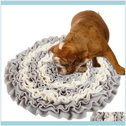 Huizen Kennels Aessories Leveringen Home Gardendogs Snuffle Pet Lek Food Anti Choking Cat Training Sniffing Deken Fleece Pads Dog Mat NOS