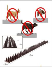 Casas Suministros para mascotas Garden Home10pcspack Garden Cat Scat Mat Plastic Thorn Bircargador Defensor de defensa Spike Anti Pigeons Bir5001141